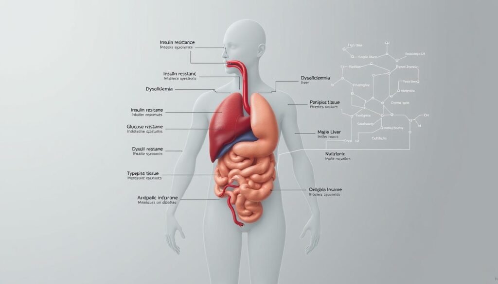 metabolic syndrome and diabetes diagram